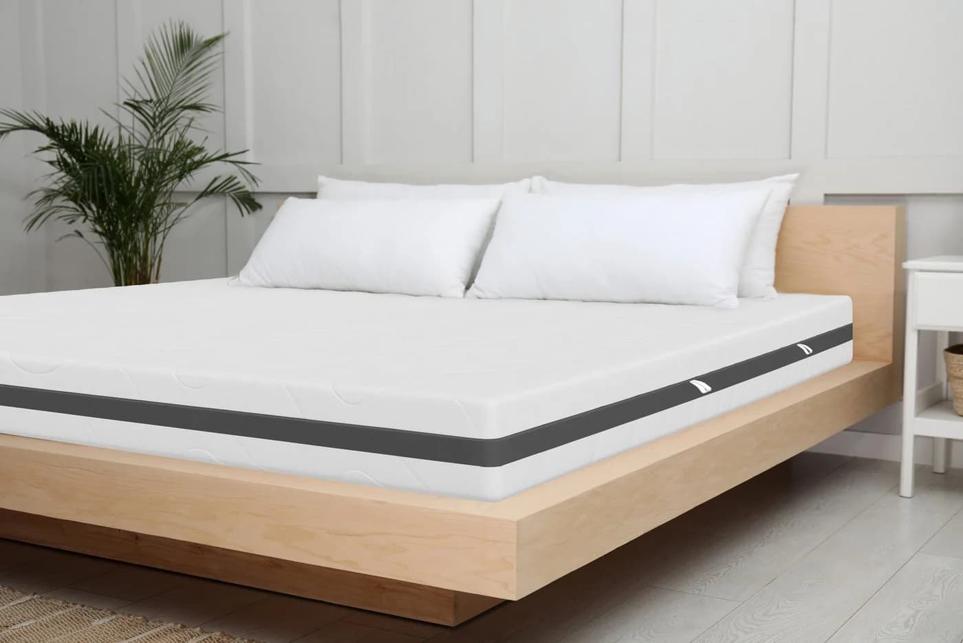 Schlaftroll Boxspringmatratze 24 cm 7-Zonen Taschenfederkern H3/H4