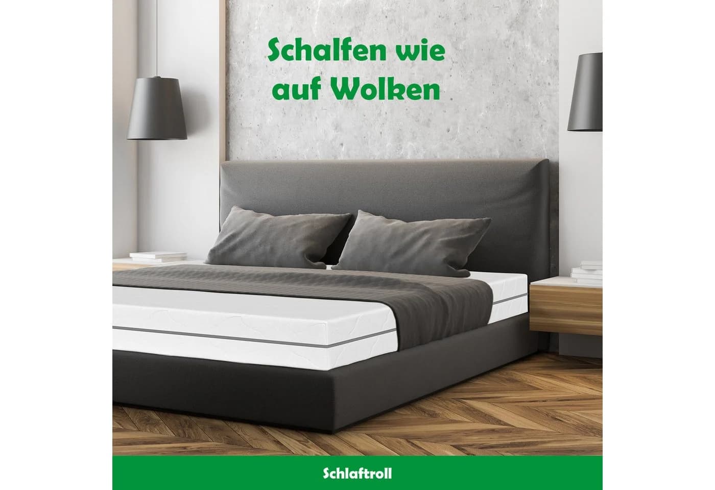 Schlaftroll Taschenfederkernmatratze mit Kaltschaum H2/H3 - Bild 5