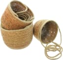 Dekoleidenschaft Blumenampel Terra 3er Set Seegras Hängeampel Beige Bild 3
