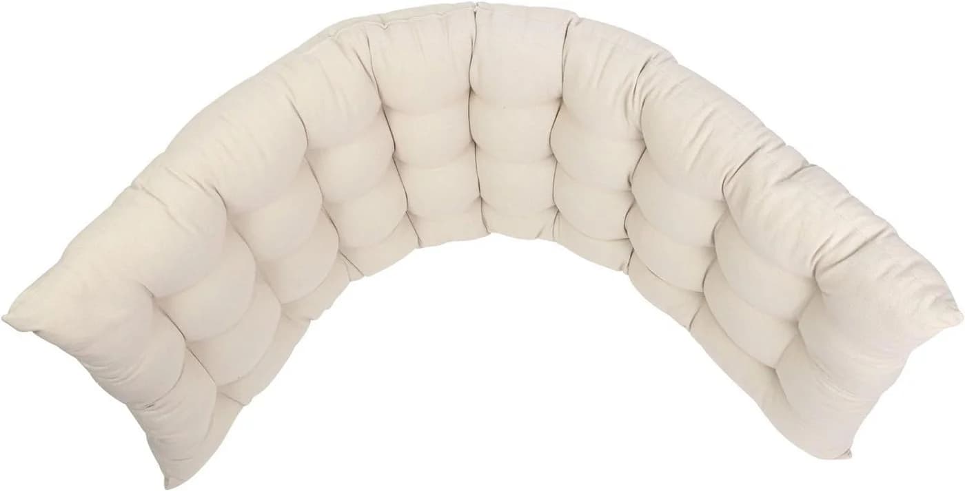 Elegante Bankauflage aus Baumwolle in Beige
