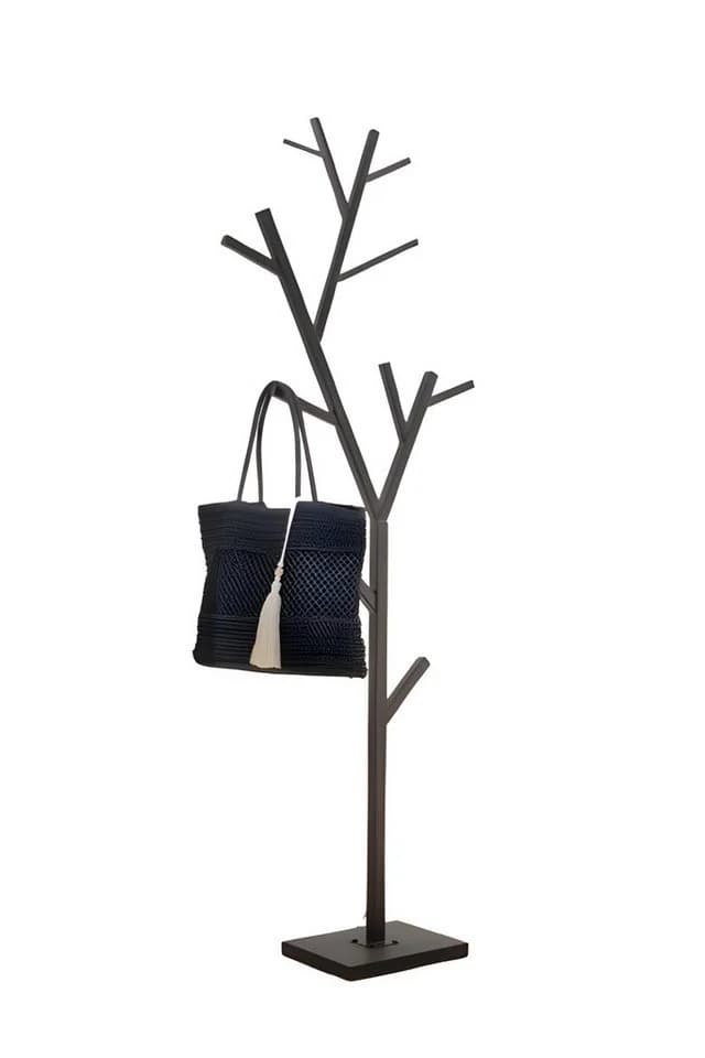 Dekoleidenschaft Garderobenständer Baum Metall Schwarz - Bild 2