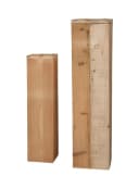 Dekoleidenschaft Dekosäule Rustikal Set 2 St. aus recyceltem Holz Bild 2