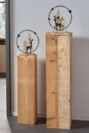 Dekoleidenschaft Dekosäule Rustikal Set 2 St. aus recyceltem Holz Bild 5