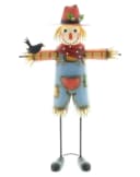 Dekoleidenschaft Gartenfigur Vogelscheuche Metall Bunt 76 cm Bild 2