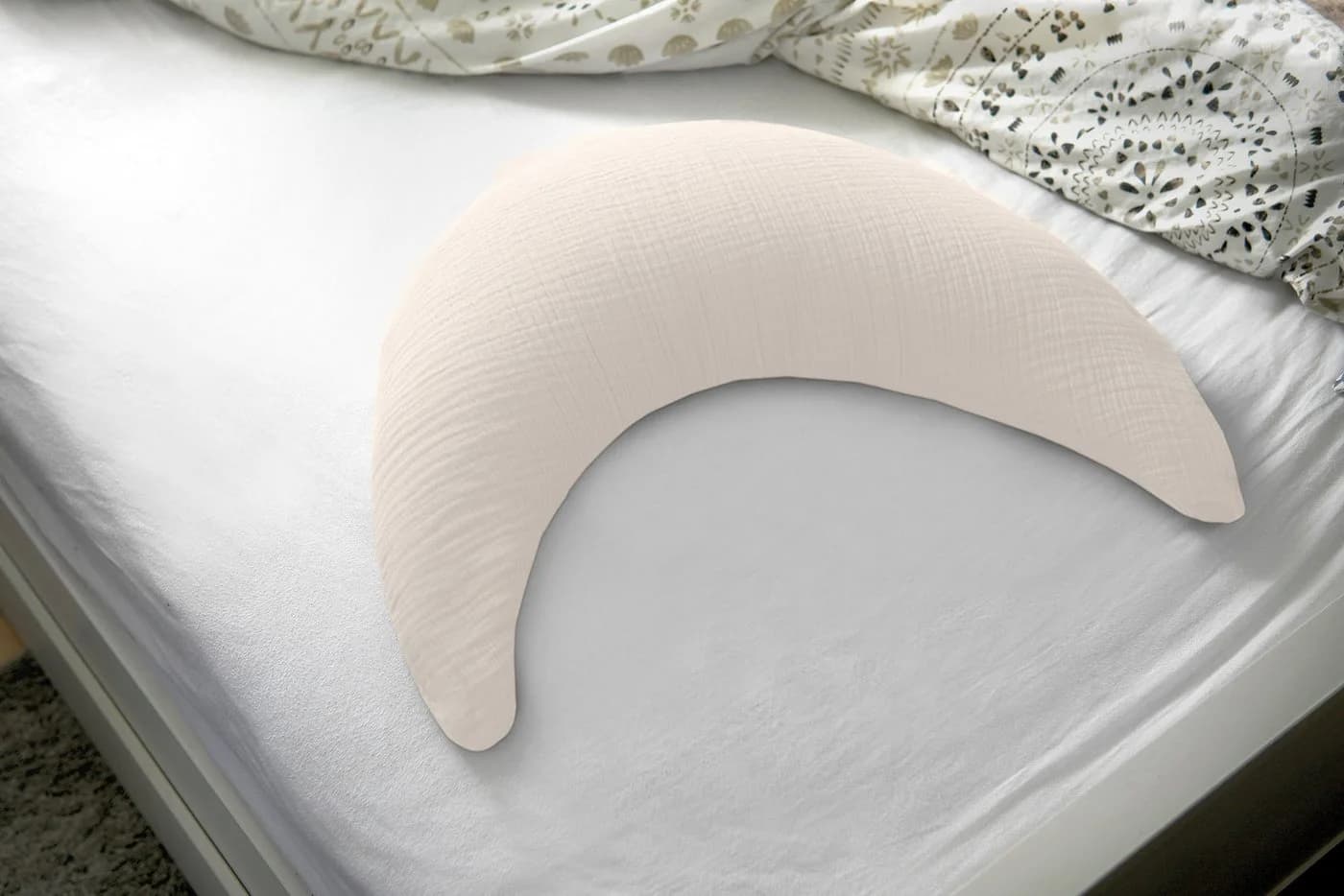 Theraline Stillkissen Musselinmond Sandbeige
