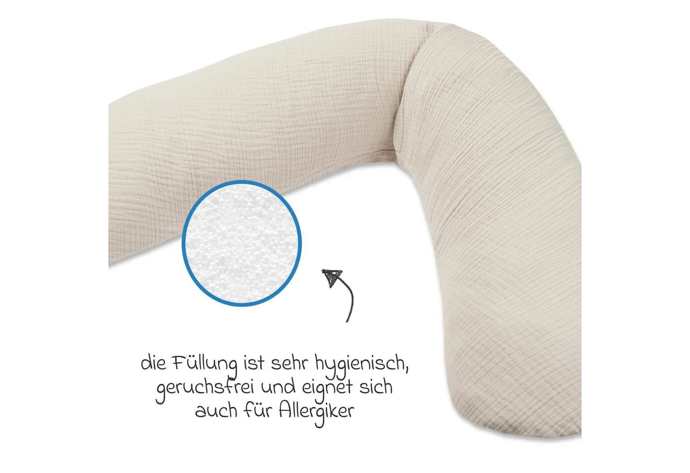Theraline Stillkissen Dodo Premium Sandbeige - Bild 3