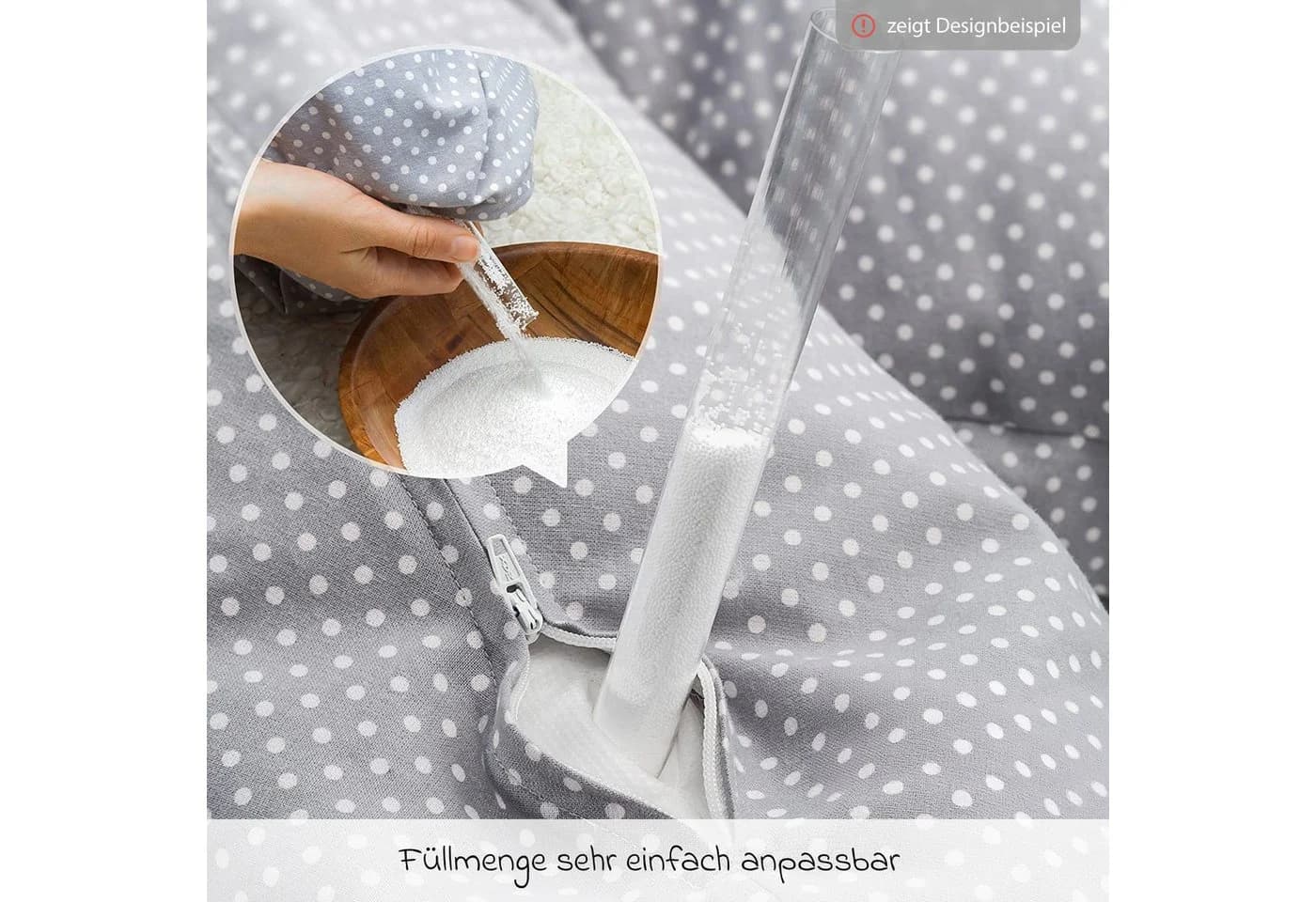 Theraline Stillkissen Dodo Premium Sandbeige - Bild 4
