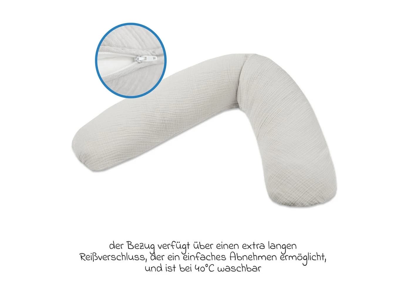Theraline Stillkissen Dodo Premium 180 cm Musselin - Bild 3