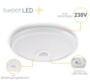Sweet LED Deckenleuchte Bewegungsmelder Weiß LED fest integriert 12W 850lm 4000K Bild 1