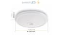 Sweet LED Deckenleuchte Bewegungsmelder Weiß LED fest integriert 12W 850lm 4000K Bild 3