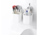 Creliv Badorganizer 2er Set Weiß Ohne Bohren Bild 2