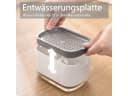Creliv Spülmittelspender mit Schwammablage Einhand Bild 4