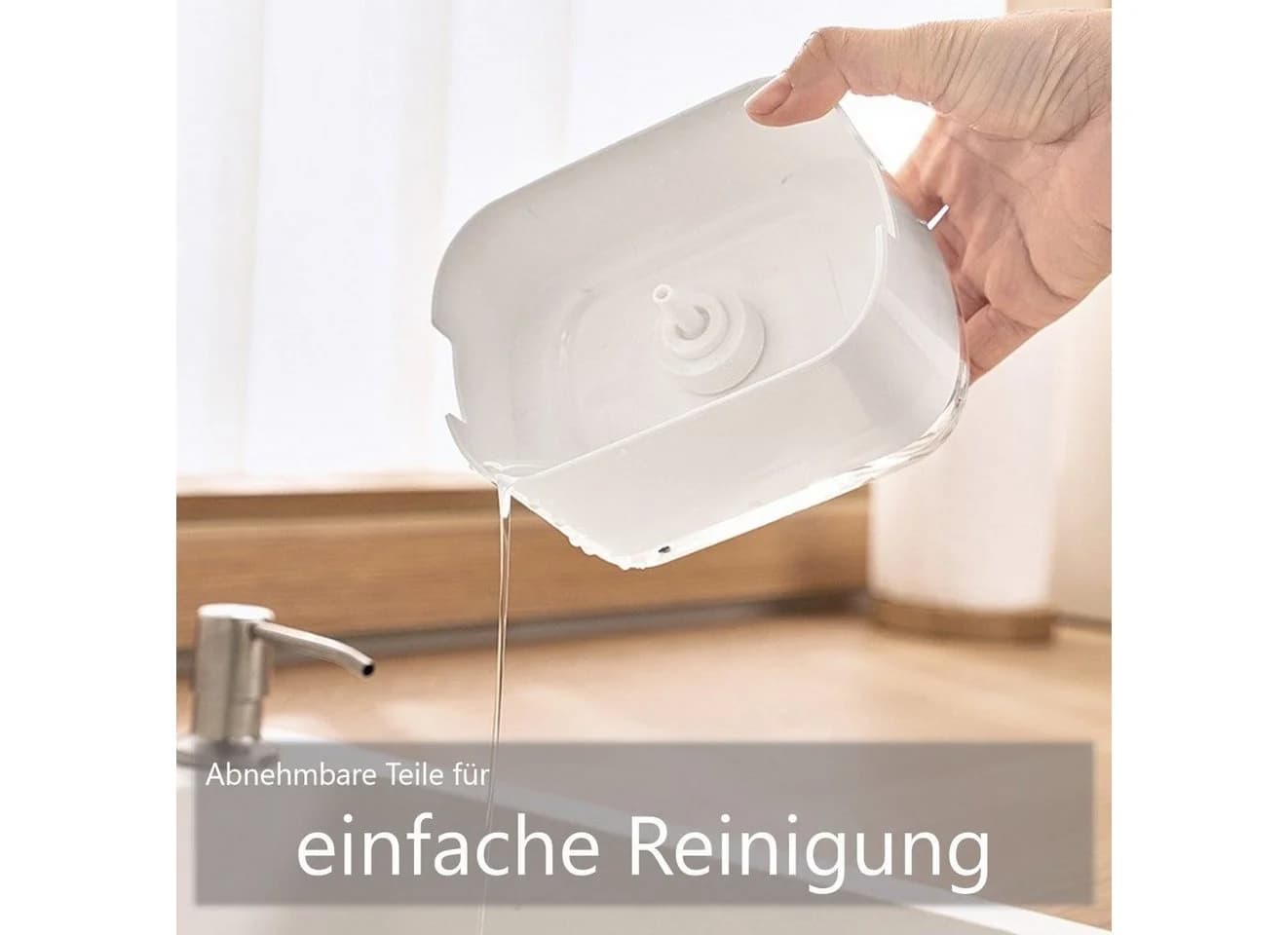 Creliv Spülmittelspender mit Schwammablage Einhand - Bild 5