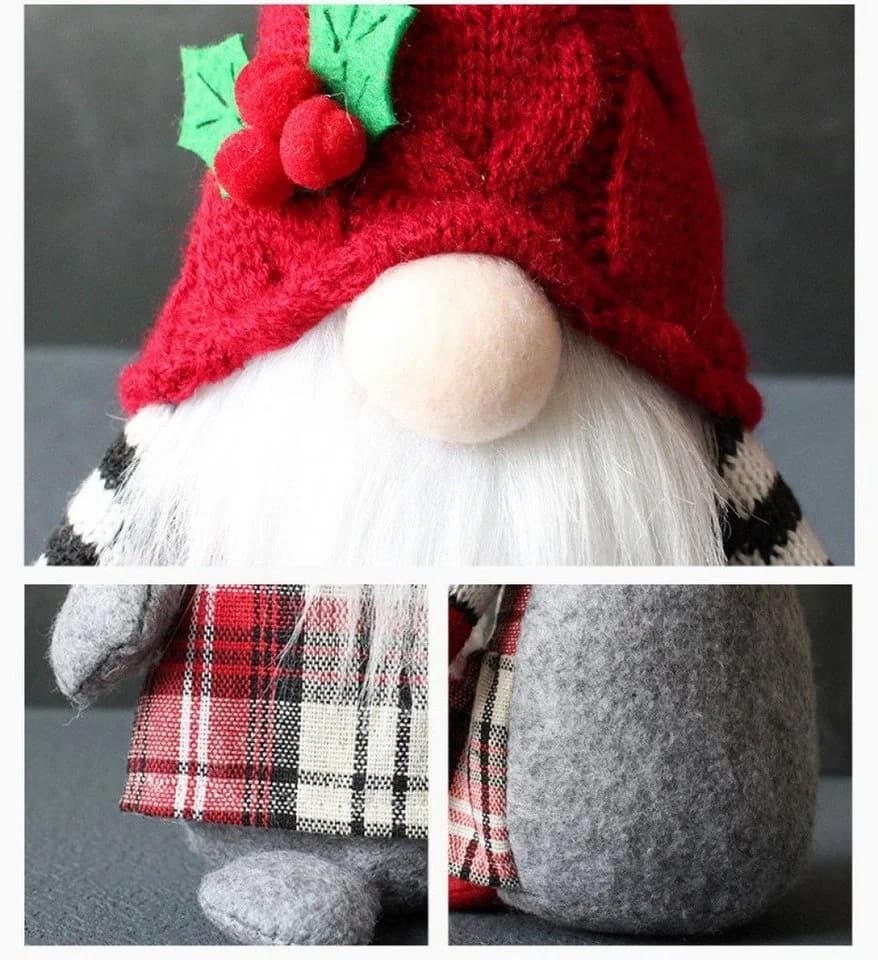 Creliv Weihnachtsfigur 2er-Set Weihnachtspuppe Handgefertigt - Bild 4