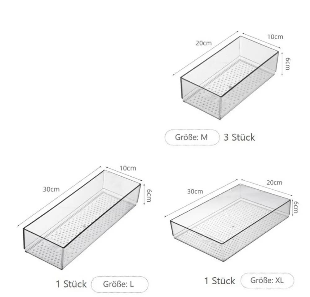 Creliv Schubladeneinsatz Set Modular Transparent PS - Bild 3