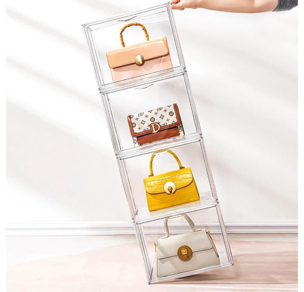 Creliv Vitrine Stapelbar Transparent Acryl Schaukasten - Bild 5