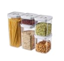 Creliv Vorratsdose 5er-Set Luftdicht Stapelbar BPA-Frei Transparent Bild 2