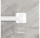 Creliv Handtuchhalter Drehbarer, Gestufter, Selbstklebend, 180-Grad-Drehdesign Bild 3