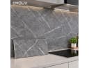 Creliv Fliesenaufkleber Marmoroptik 60x30cm Selbstklebend Grau/Weiß Bild 2