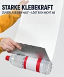 Creliv Fliesenaufkleber Marmoroptik 60x30cm Selbstklebend Grau/Weiß Bild 4