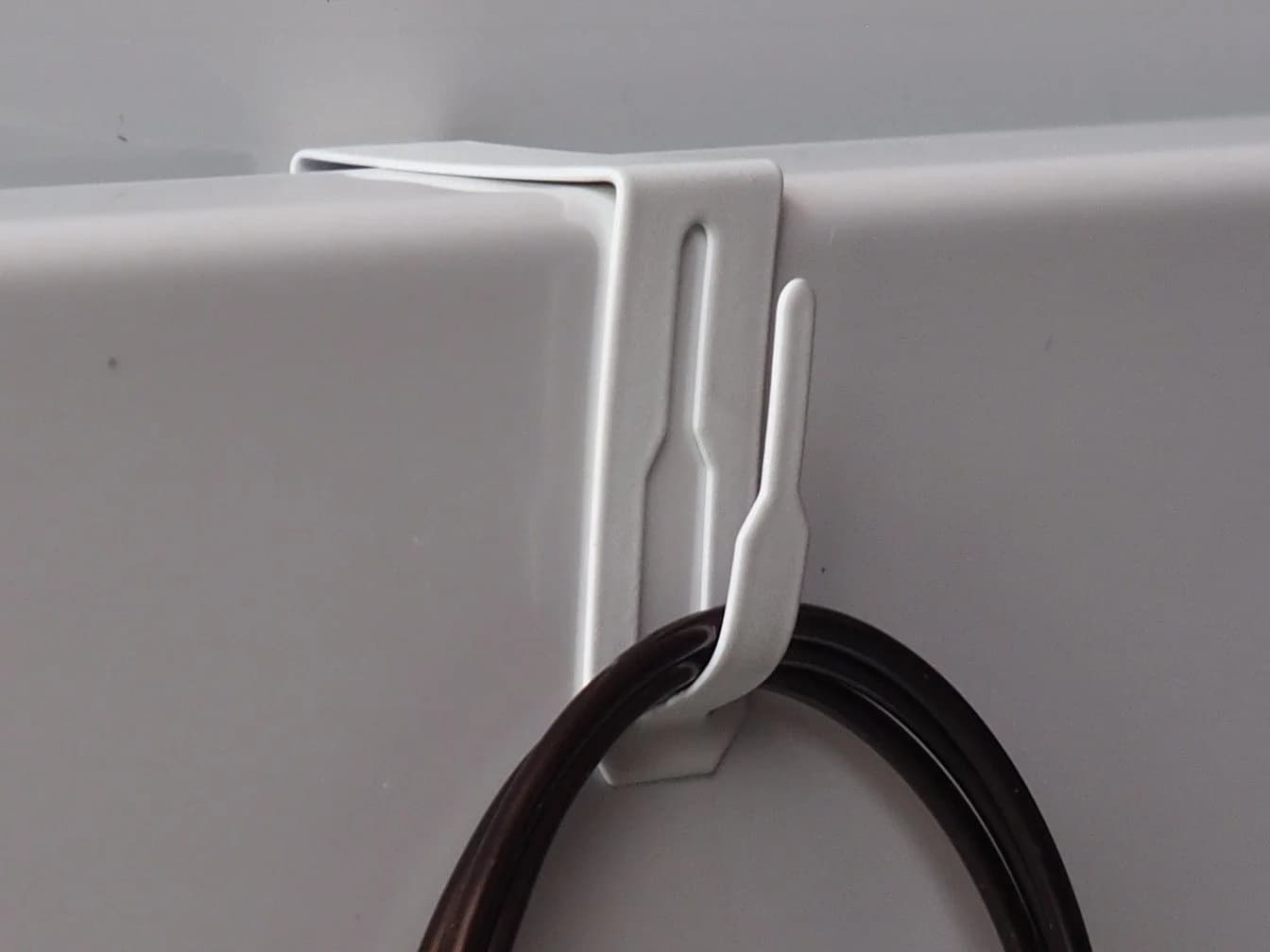 dekondo Fensterhaken Metall 10er Set Weiß Klemmfix