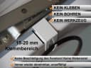 dekondo Fensterhaken Metall 10er Set Weiß Klemmfix Bild 3