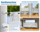 dekohaken24.de Seilspanngarnitur Gardinendraht mit Klebehalterungen Bild 4