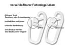 dekondo Gardinenhaken Faltenhaken, Überklipshaken, 100-Stück Bild 4