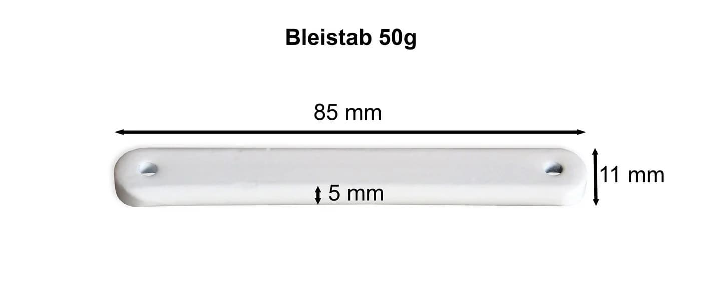 dekohaken24.de Bleistäbchen 10-tlg. Beschwerung für Gardinen - Bild 3