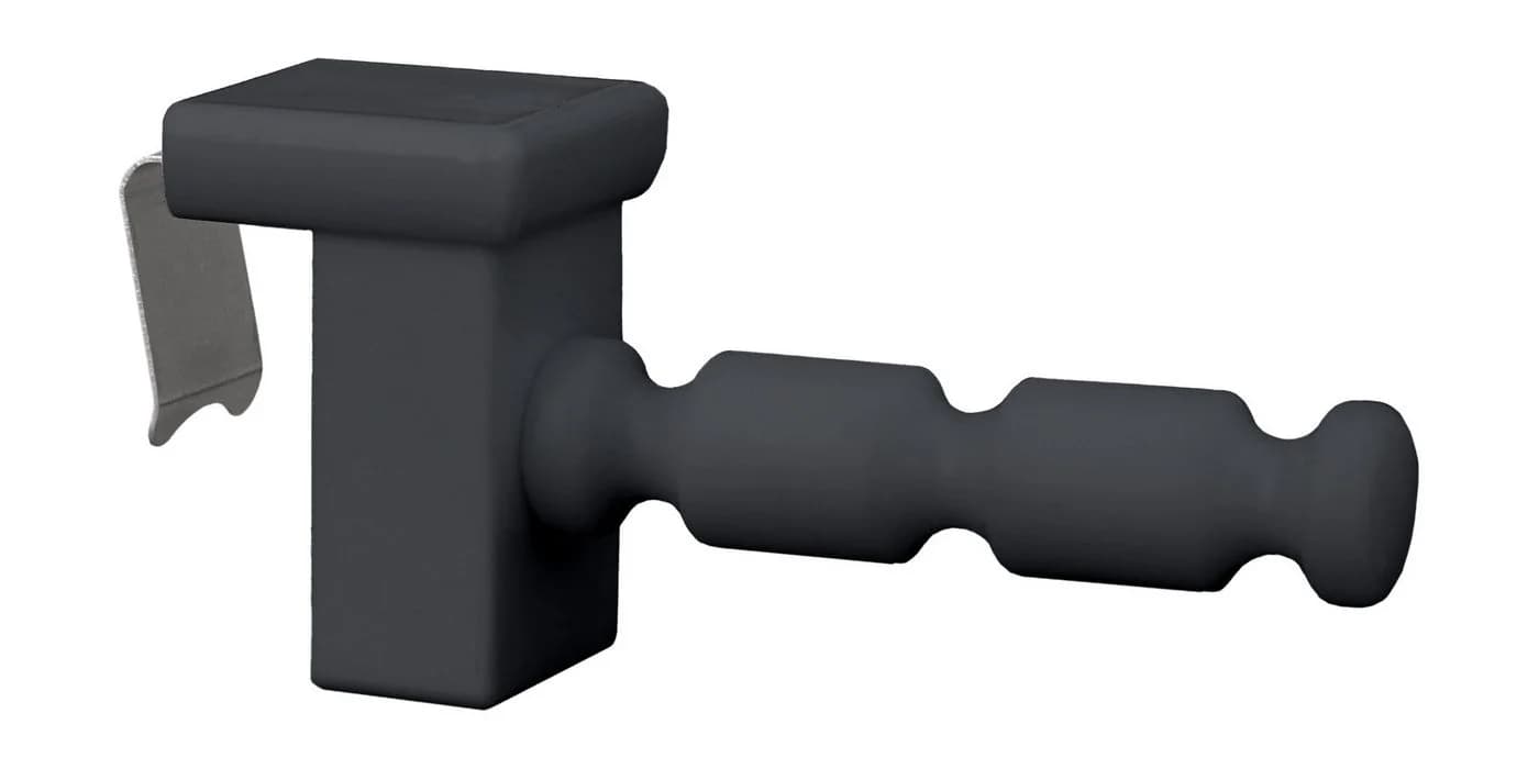 Dekohaken24 Fensterclip mit Distanzhalter Weiß 10-27mm - Bild 2