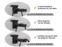 Dekohaken24 Fensterclip mit Distanzhalter Weiß 10-27mm Bild 5