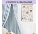 Things of Happiness Poster Affirmationsposter Kinder DIN A3 Bunt Bild 1