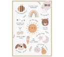 Things of Happiness Poster Affirmationsposter Kinder DIN A3 Bunt Bild 2
