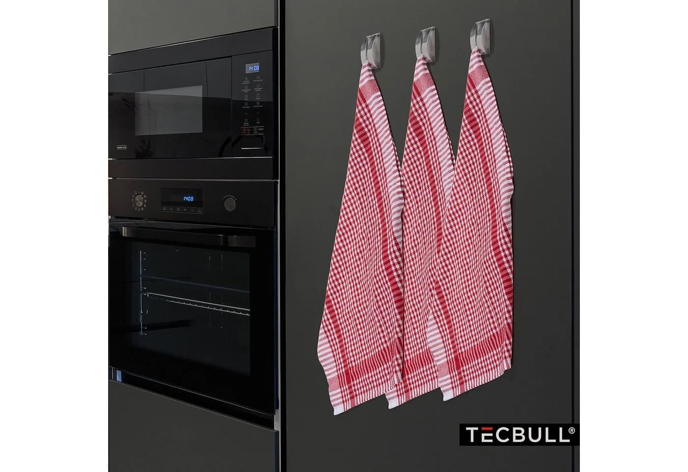 TECBULL Handtuchklemme Edelstahl Selbstklebend Silber - Bild 5