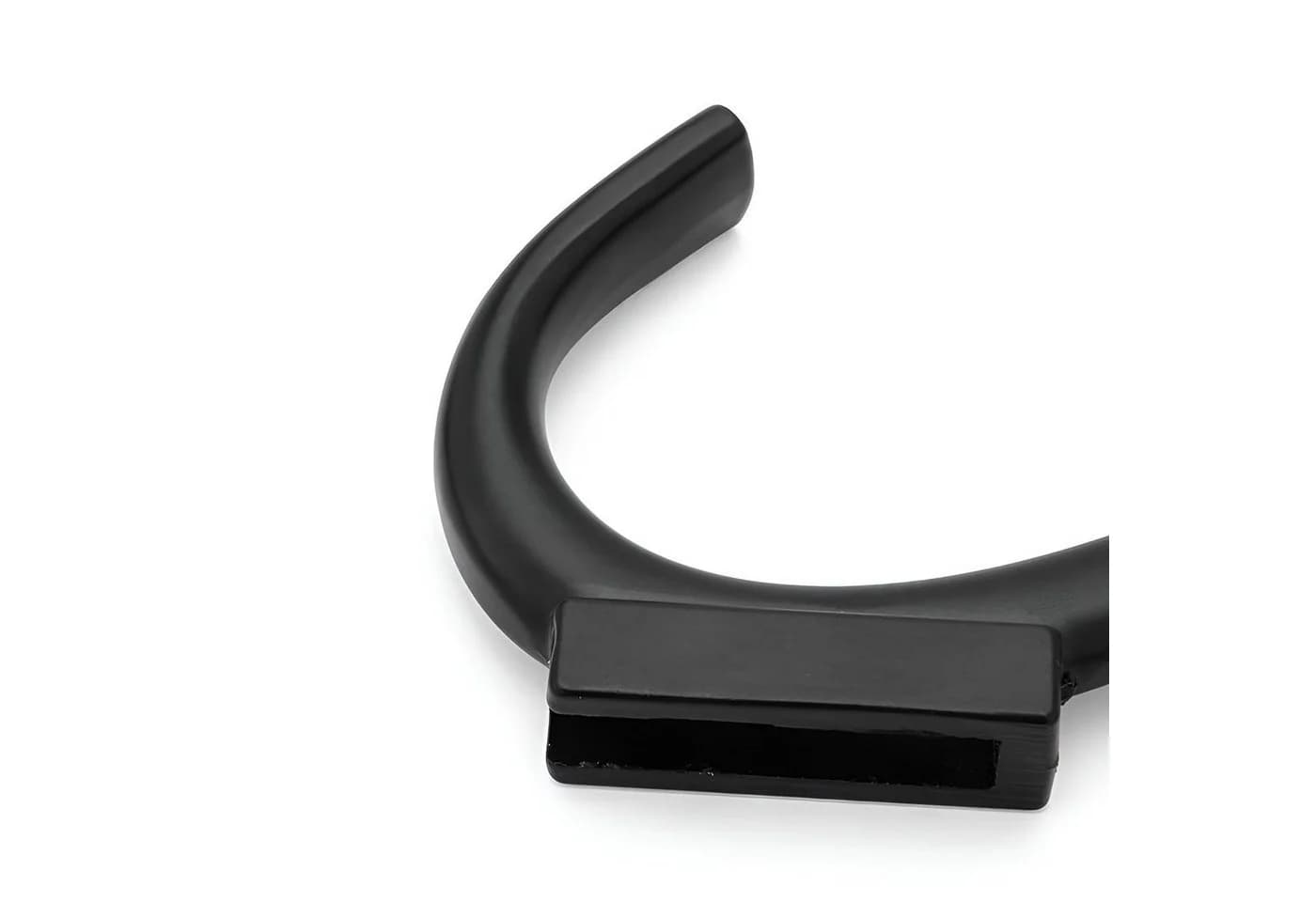 TECBULL Garderobenhaken TB-7770 Schwarz Metall Premium 4er Set