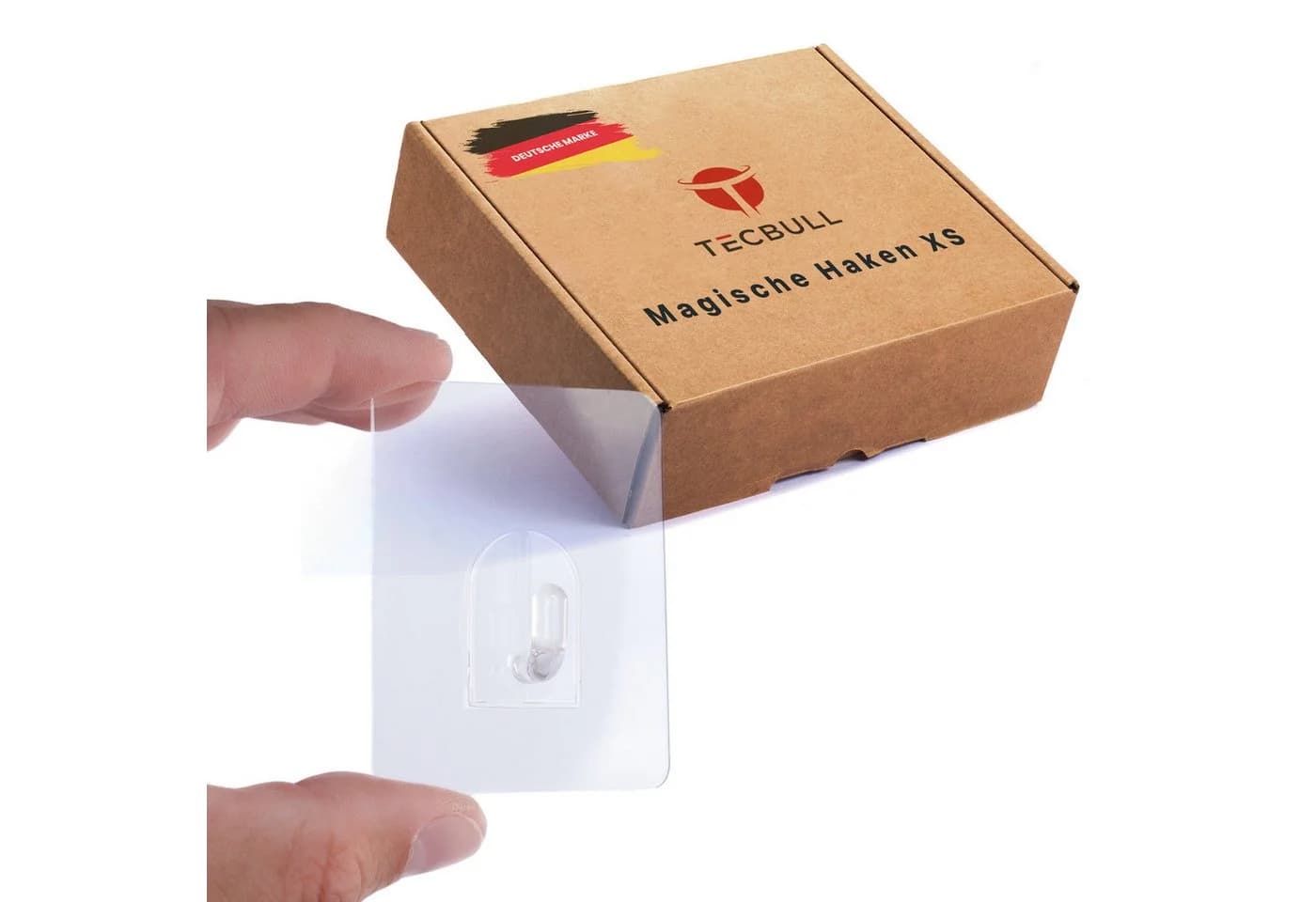 TECBULL Magische Haken XS Transparent - Rückstandsfrei & Wiederverwendbar - Bild 2