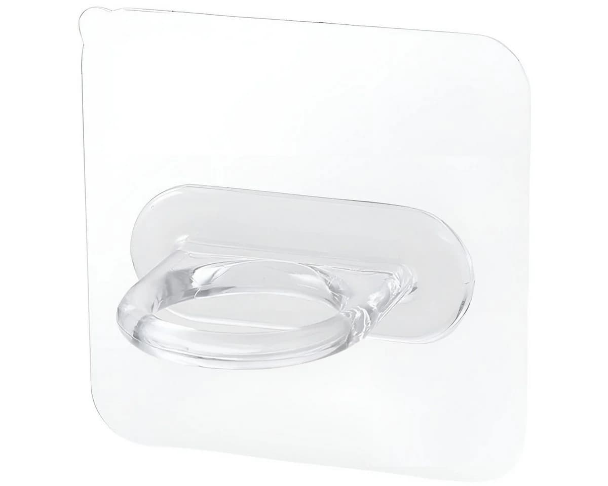 TECBULL Klebehaken Kleberinge, Klebeösen, 10er Pack, Transparent