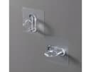 TECBULL Klebehaken Kleberinge, Klebeösen, 10er Pack, Transparent Bild 2