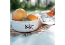 WestCraft Salatschüssel Da Hast du den Salat Porzellan Weiß Matt 16 cm Bild 1