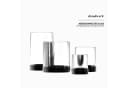 draadwerk® Teelichthalter 4er Set Transparent Glas Tischdeko Bild 1