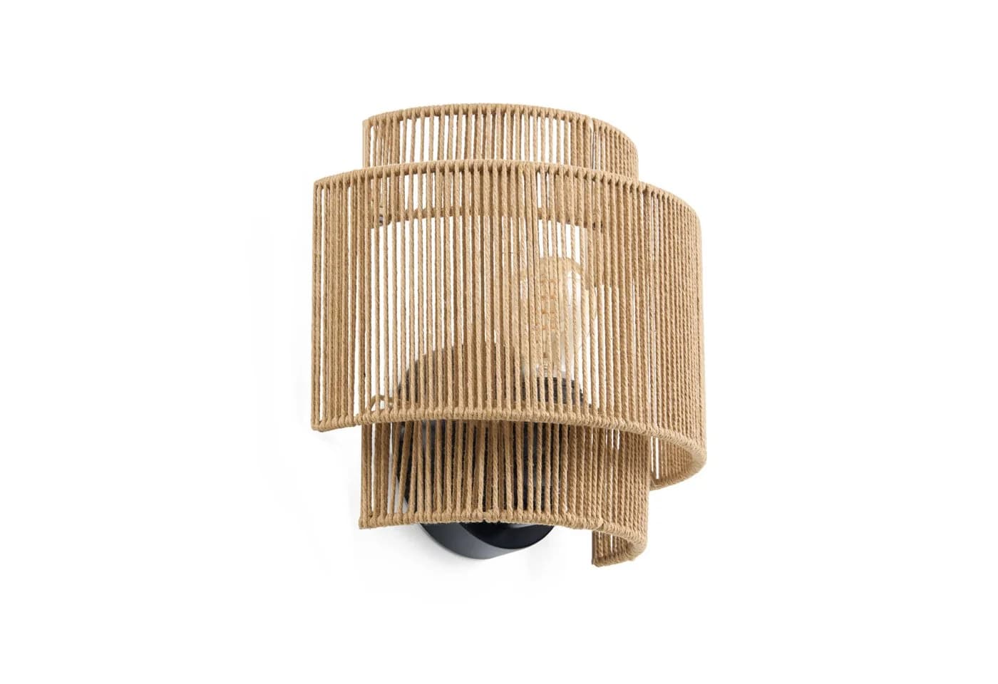 draadwerk Wandleuchte Jute Skandinavisches Design - Bild 2