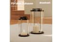 draadwerk® Kerzenlaterne 2er Set Rund Schwarz Glas Eisen Bild 4