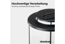 draadwerk® Kerzenlaterne 2er Set Rund Schwarz Glas Eisen Bild 5