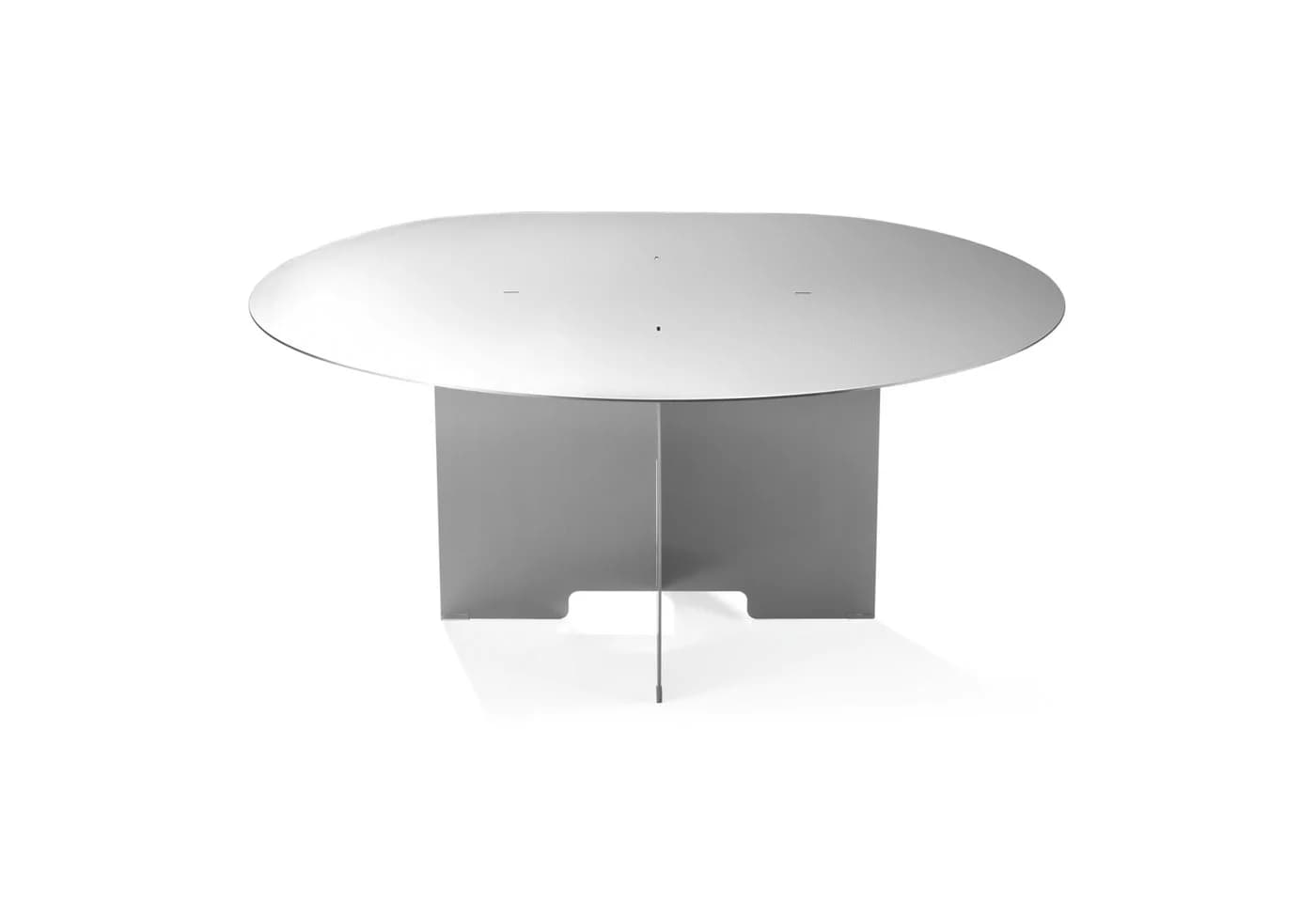 draadwerk® Couchtisch Sofa Beistelltisch Brushed Edelstahl Silber - Bild 2