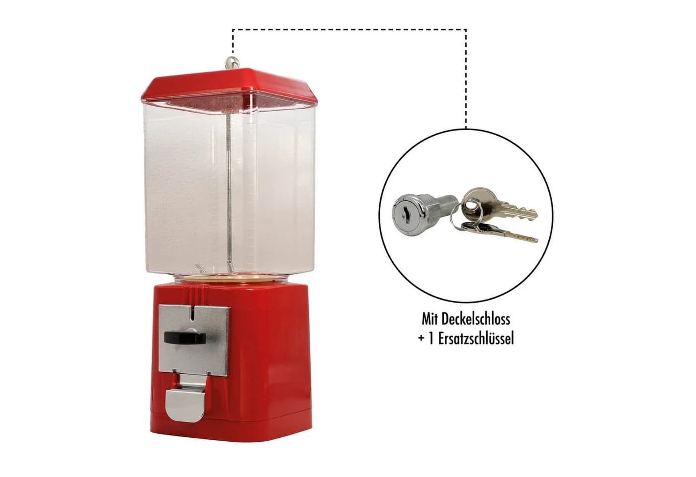 what the shop Retro Kaugummiautomat mit 0,50€ Münzeinwurf - Bild 5