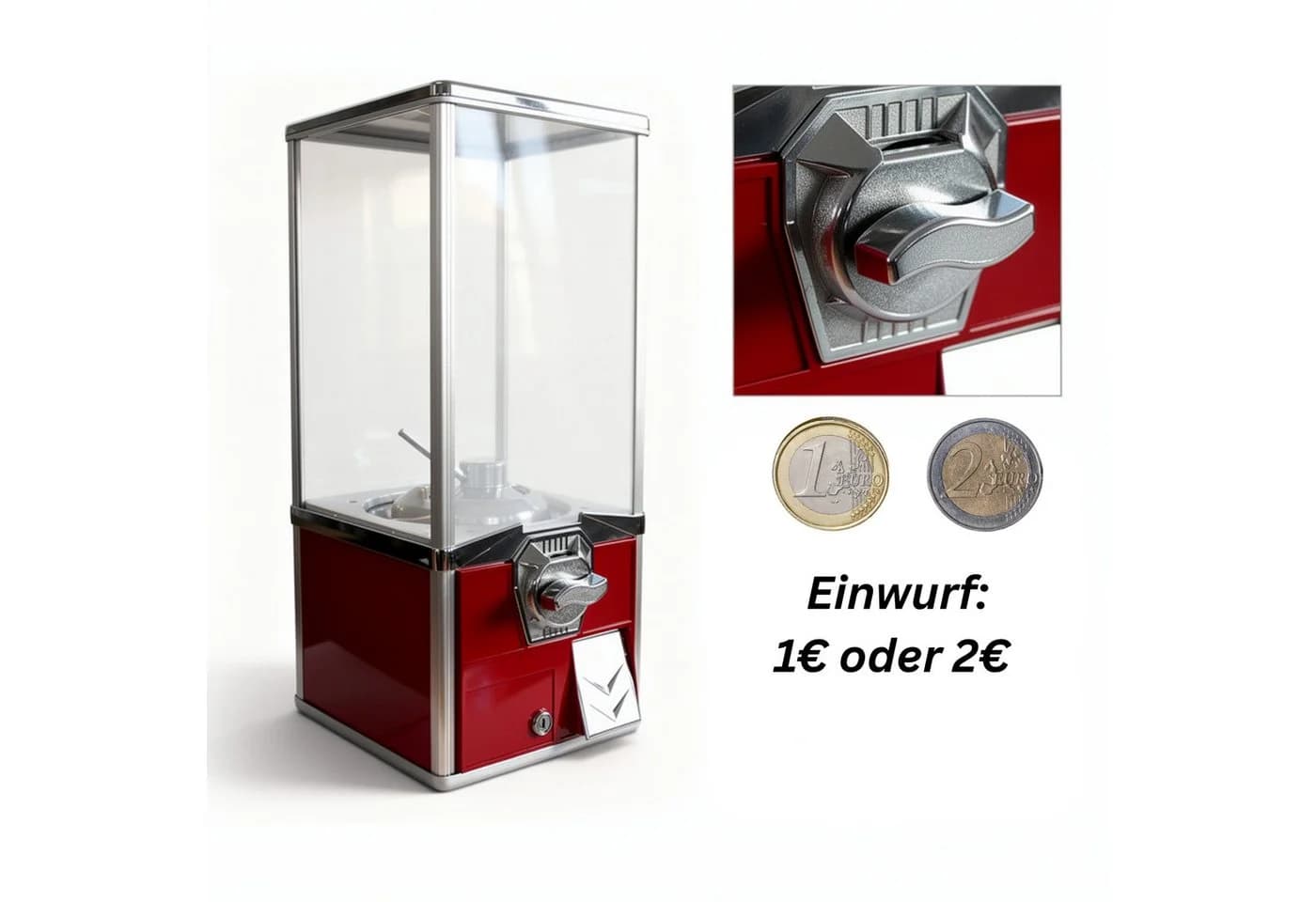 what the shop Spieltisch Kapselautomat Retro mit Drehmechanismus - Bild 5