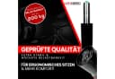 MYNEEED Bürostuhl Gasdruckfeder Schwarz - 200kg Belastbar Bild 4