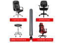 MYNEEED Bürostuhl Gasdruckfeder Kompakt Bild 4