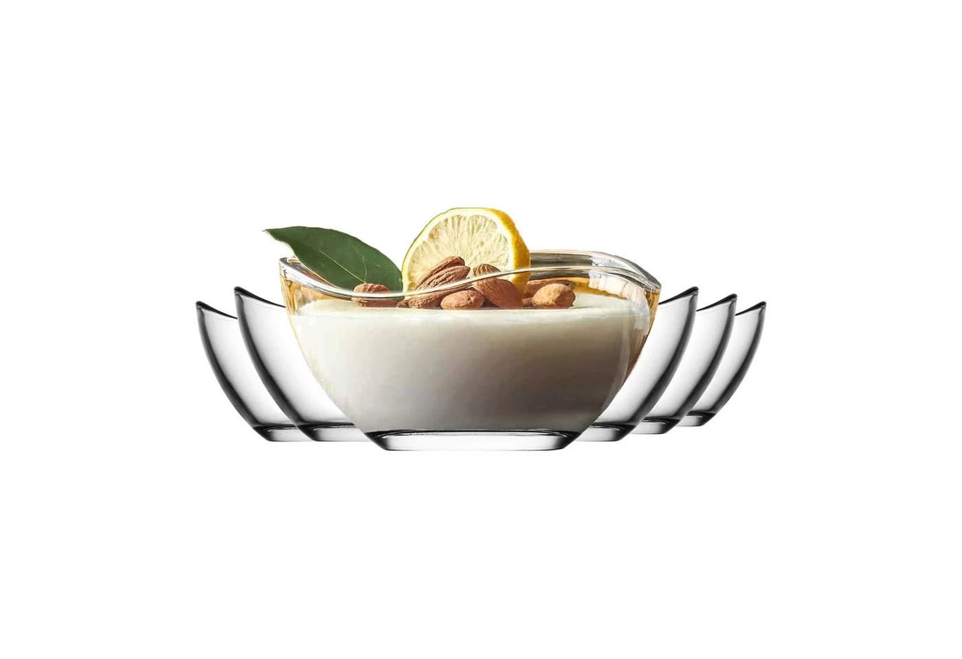 LAV Dessertschale Vira 6er-Set Glas Transparent