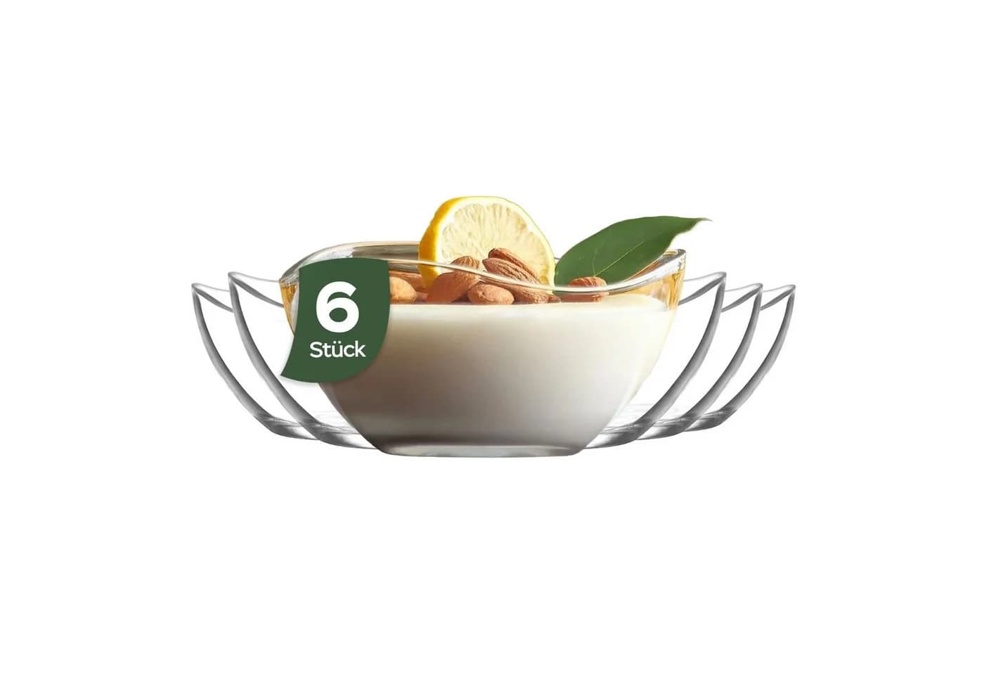LAV Dessertschale Vira 6er-Set Glas Transparent - Bild 2
